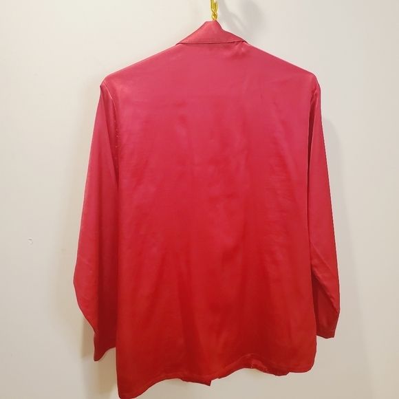 Victoria's Secret red bottom down pijama Top size S - Picture 2 of 7